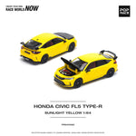 PREORDER POPRACE 1/64 Honda Civic FL5 Type-R Sunlight Yellow PR640062 (Approx. Release Date: Q3 2024 and subject to the manufacturer's final decision)