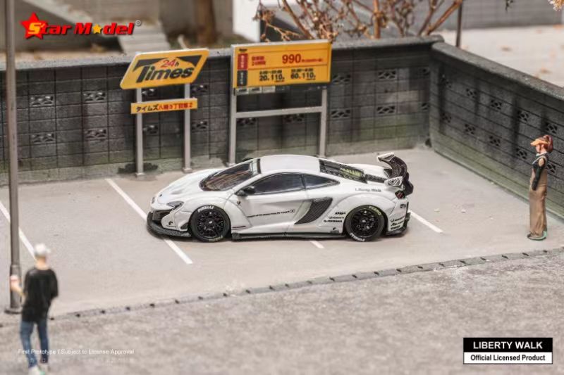 Star Model 1/64 LB-Works MCL 650S Wide Body - Gloss White Deluxe Version