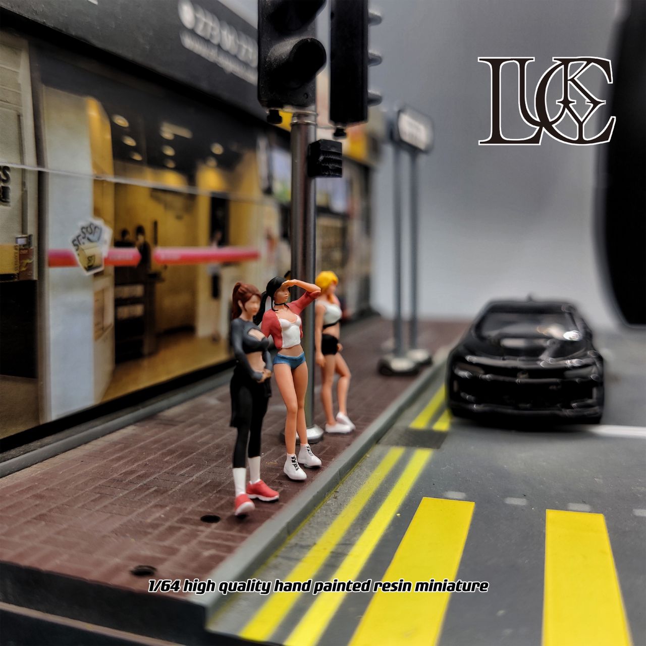 Lucky Studio 1/64 Girls Figurine set of 3 - LK2024042511