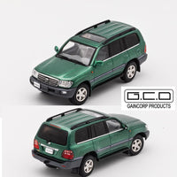 GCD 1/64 Toyota Land Cruiser LC100 - GREEN KS-023-380