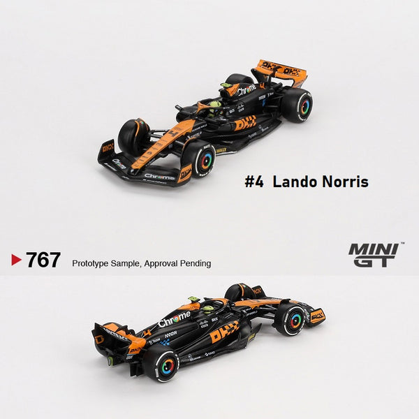 PREORDER MINI GT 1/64 McLaren MCL60 #4  Lando Norris  2023 F1  2023 Japanese GP 2nd Place MGT00767-L (Approx. Release Date : Q3 2024 subject to manufacturer's final decision)