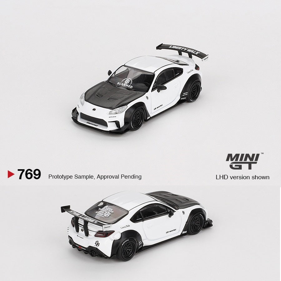 MINI GT 1/64 Toyota GR86 LB★Nation White MGT00769-L