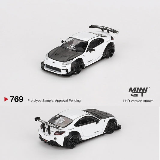 MINI GT 1/64 Toyota GR86 LB★Nation White MGT00769-L
