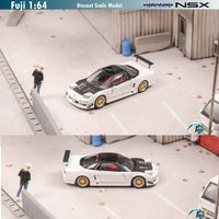 PREORDER FUJI 1/64 NSX NA1 with BBS - White and Carbon Bonnet (Approx. Release Date: JULY 2024 and subject to the manufacturer's final decision)