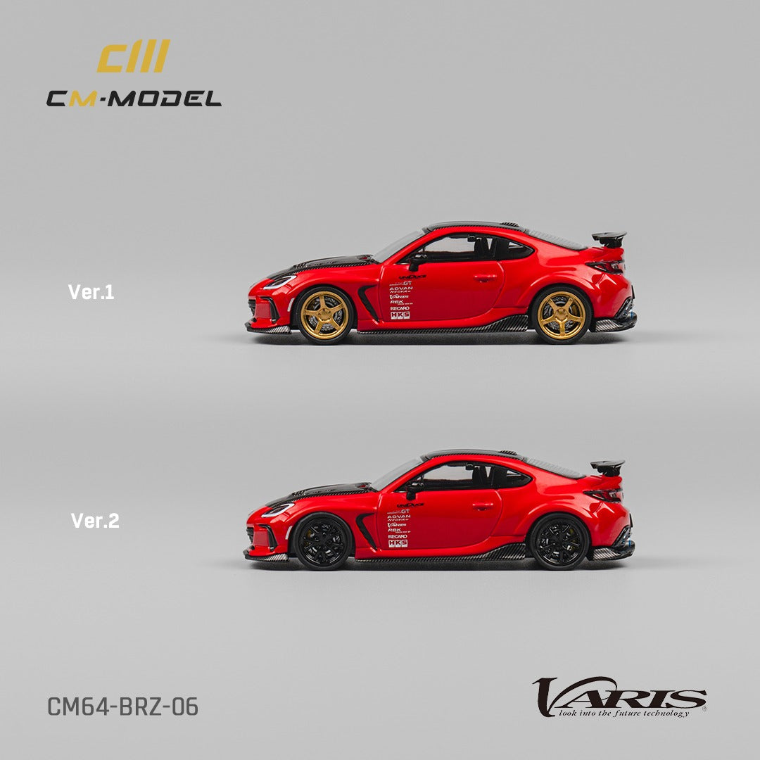 CM MODEL 1/64 Subaru BRZ Varis BRZ ARISING-1 Red CM64-BRZ-06