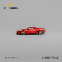 PREORDER CM MODEL 1/64 LBWK 488 Widebody Metallic Red CM64-LB488-03 (Approx. Release Date : SEPTEMBER 2024 subject to manufacturer's final decision)