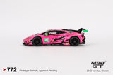 PREORDER MINI GT 1/64 Lamborghini Huracán GT3 EVO2 #83 Iron Dames  IMSA 2023  Daytona 24 Hrs MGT00772-L (Approx. Release Date : Q3 2024 subject to manufacturer's final decision)