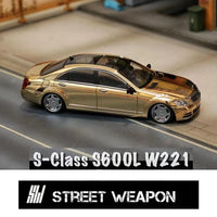 Street Weapon 1/64 S-Class S600L W221 - Gold