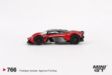 PREORDER MINI GT 1/64 Aston Martin Valkyrie Hyper Red LHD MGT00766-L (Approx. Release Date : Q3 2024 subject to manufacturer's final decision)