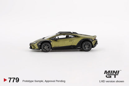 MINI GT 1/64 Lamborghini Huracán Sterrato Verde Gea Matt LHD MGT00779-L