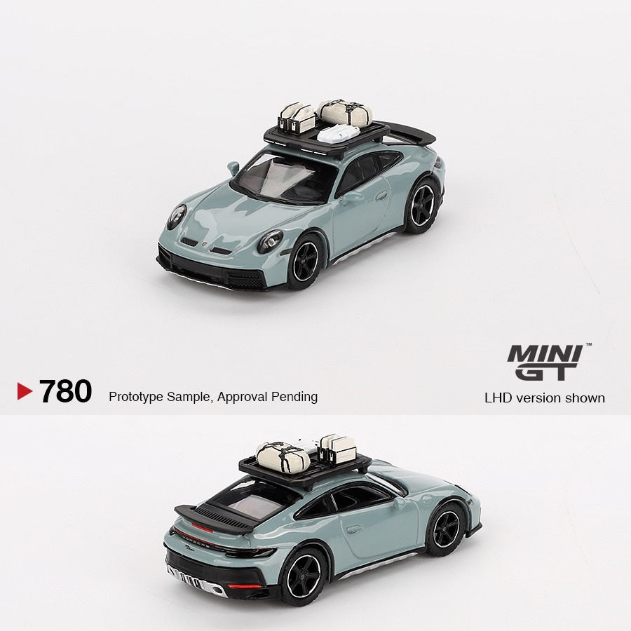 MINI GT 1/64 Porsche 911 Dakar Shade Green Metallic LHD MGT00780-L