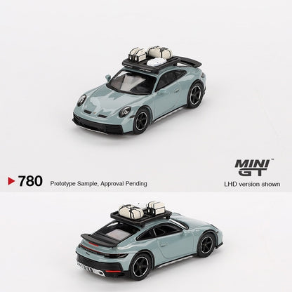 MINI GT 1/64 Porsche 911 Dakar Shade Green Metallic LHD MGT00780-L