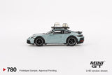 PREORDER MINI GT 1/64 Porsche 911 Dakar Shade Green Metallic LHD MGT00780-L (Approx. Release Date : Q3 2024 subject to manufacturer's final decision)