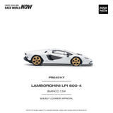 PREORDER POPRACE 1/64 LAMBORGHINI COUNTACH LPI 800-4 BIANCO SIDERALE PR640117 (Approx. Release Date: Q3 2024 and subject to the manufacturer's final decision)