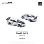 PREORDER POPRACE 1/64 RWB 997 SILVER PR640130 (Approx. Release Date: Q3 2024 and subject to the manufacturer's final decision)