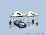 PREORDER AMERICAN DIORAMA 1/64 Liberty Walk Canopy Set (Set of 2) AD-2416 (Approx. Release Date : Q3 2024 subject to manufacturer's final decision)