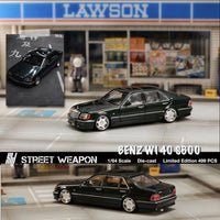 Street Weapon 1/64 BENZ W140 S600 Green