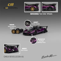 PREORDER CM MODEL 1/64 Pagani Zonda Revolucion Purple CM64-Revolucion-05 (Approx. Release Date : Q4 2024 subject to manufacturer's final decision)