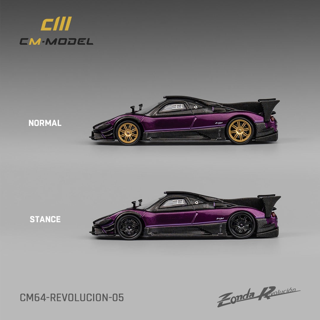 CM MODEL 1/64 Pagani Zonda Revolucion Purple CM64-Revolucion-05