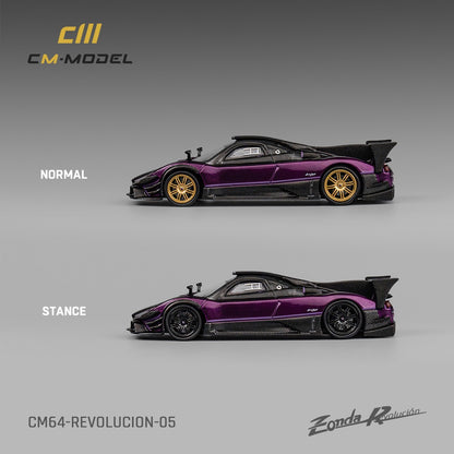 CM MODEL 1/64 Pagani Zonda Revolucion Purple CM64-Revolucion-05