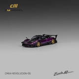 PREORDER CM MODEL 1/64 Pagani Zonda Revolucion Purple CM64-Revolucion-05 (Approx. Release Date : Q4 2024 subject to manufacturer's final decision)