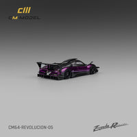 PREORDER CM MODEL 1/64 Pagani Zonda Revolucion Purple CM64-Revolucion-05 (Approx. Release Date : Q4 2024 subject to manufacturer's final decision)