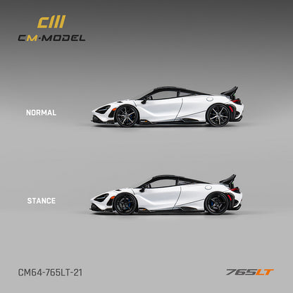 CM MODEL 1/64 Mclaren 765LT WHITE CM64-765LT-21