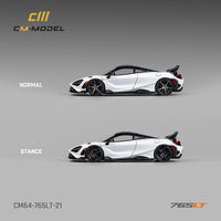 PREORDER CM MODEL 1/64 Mclaren 765LT WHITE CM64-765LT-21 (Approx. Release Date : Q4 2024 subject to manufacturer's final decision)