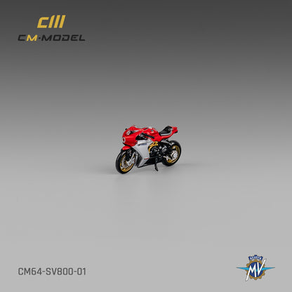 CM MODEL 1/64 MV Agusta SV800 with Show Girl CM64-SV800-01