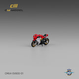 PREORDER CM MODEL 1/64 MV Agusta SV800 with Show Girl CM64-SV800-01 (Approx. Release Date : Q4 2024 subject to manufacturer's final decision)