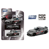 POPRACE 1/64 Darwin Pro 66G NWB Supra A90 - Grey Metallic PR640098B PRE002