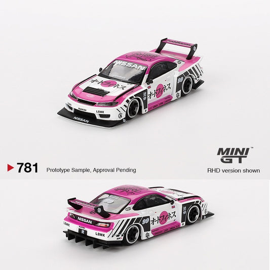 MINI GT 1/64 Nissan LB-Super Silhouette S15 SILVIA Auto Finesse SEMA 2023 MGT00781-R