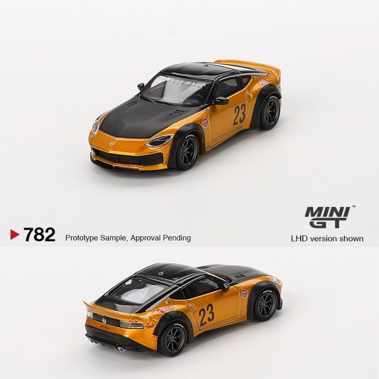 MINI GT 1/64 Nissan Z LB★NATION WORKS  LB Gold MGT00782-BL