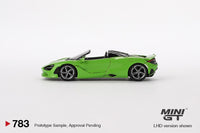 MINI GT 1/64 McLaren 750S Spider Mantis Green LHD MGT00783-L