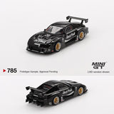 PREORDER MINI GT 1/64 MAZDA RX-7 LB-Super Silhouette  Liberty Walk Black RHD MGT00785-R (Approx. Release Date : Q4 2024 subject to manufacturer's final decision)