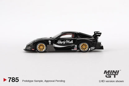 MINI GT 1/64 MAZDA RX-7 LB-Super Silhouette  Liberty Walk Black RHD MGT00785-R