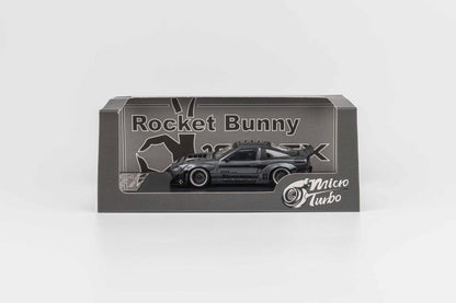 Micro Turbo 1/64 Custom Rocket Bunny 180SX - Matte Grey