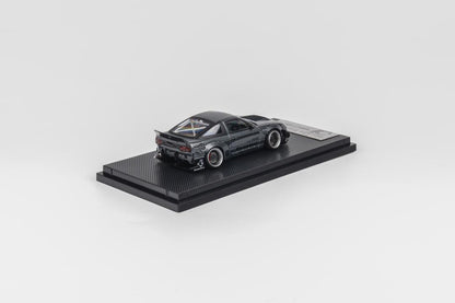 Micro Turbo 1/64 Custom Rocket Bunny 180SX - Matte Grey