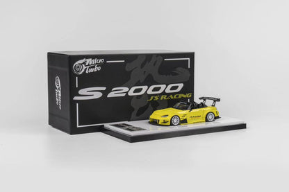 Micro Turbo 1/64 Custom S2000 JS Racing - Indy Yellow Pearl