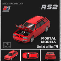 PREORDER MORTAL 1/64  Audi RS2 Avant - RED (Approx. Release Date: SEPTEMBER 2024 and subject to the manufacturer's final decision)