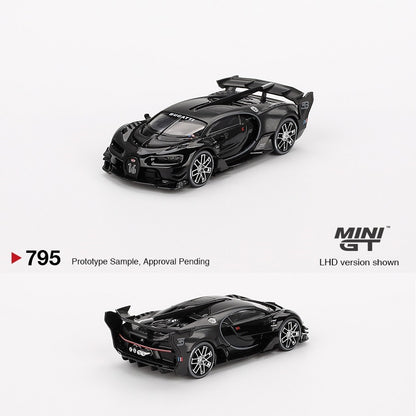 MINI GT 1/64 Bugatti Vision Gran Turismo Black  MGT00795-L