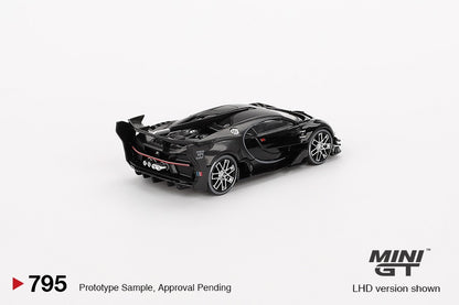 MINI GT 1/64 Bugatti Vision Gran Turismo Black  MGT00795-L