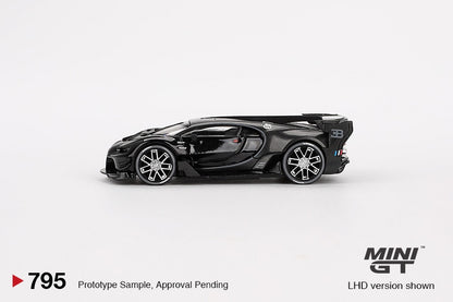MINI GT 1/64 Bugatti Vision Gran Turismo Black  MGT00795-L