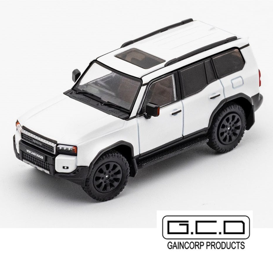 GCD 1/64 Prado 250 - White RHD KS-075-423