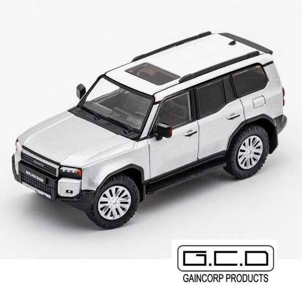 PREORDER GCD 1/64 Prado 250 - Silver LHD KS-057-422 (Approx. Release Date: SEPTEMBER 2024 and subject to the manufacturer's final decision)