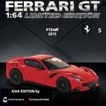 PREORDER CENTAURIA 1/64 FERRARI F12 TDF 2015 with Magazine - English Version FSD.I.005-E (Approx. Release Date : DECEMBER 2024 subject to manufacturer's final decision)