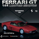 PREORDER CENTAURIA 1/64 FERRARI TESTAROSSA 1984 with Magazine - English Version FSD.I.010-E (Approx. Release Date : FEB 2025 subject to manufacturer's final decision)