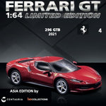 PREORDER CENTAURIA 1/64 FERRARI 296 GTB 2021 with Magazine - English Version FSD.I.004-E (Approx. Release Date : DECEMBER 2024 subject to manufacturer's final decision)