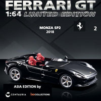 PREORDER CENTAURIA 1/64 FERRARI MONZA SP2 2018  with Magazine - English Version FSD.I.002-E (Approx. Release Date : NOVEMBER 2024 subject to manufacturer's final decision)