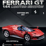 PREORDER CENTAURIA 1/64 FERRARI DAYTONA SP3 2021 with Magazine - English Version FSD.I.001-E (Approx. Release Date : OCTOBER 2024 subject to manufacturer's final decision)